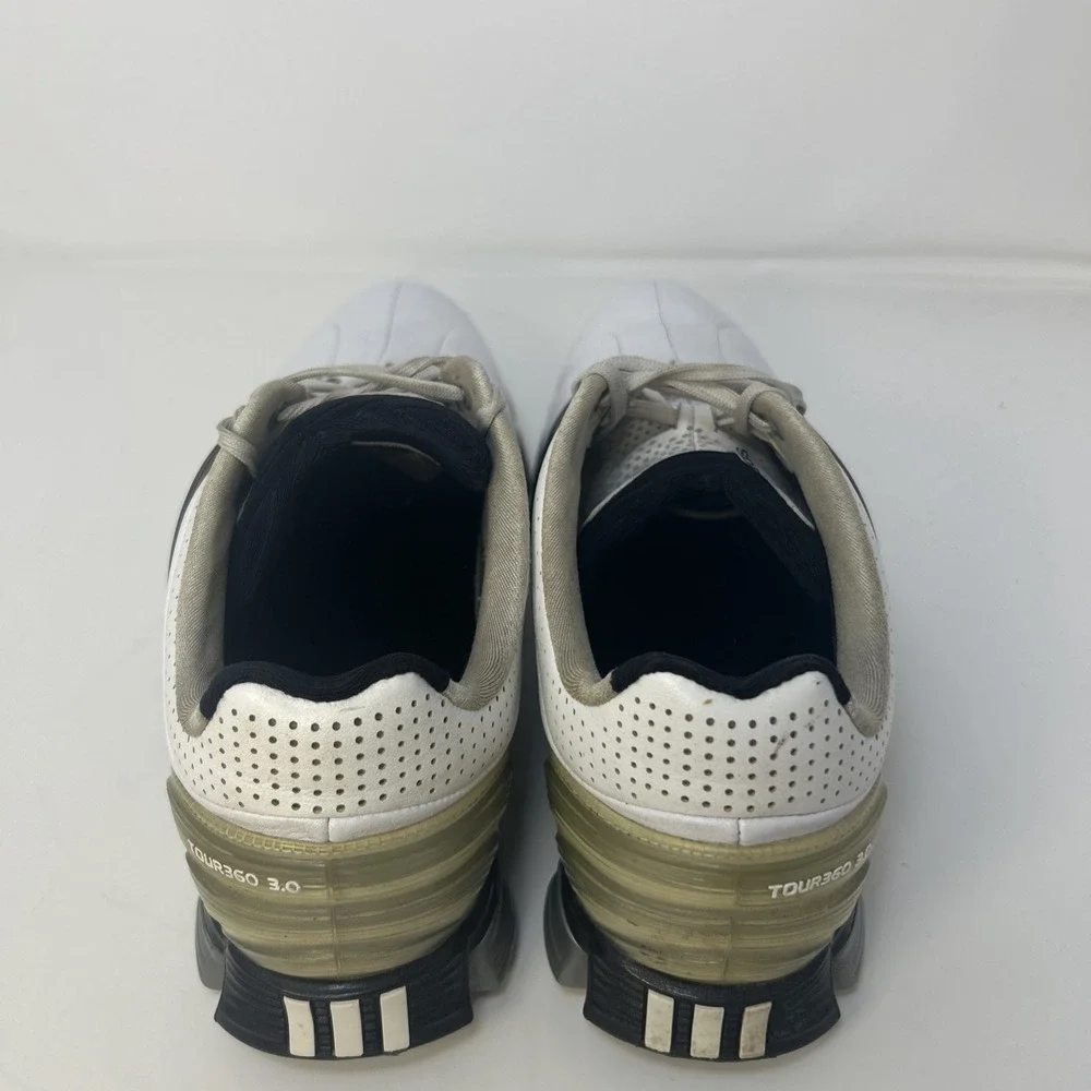 Adidas Tour360‎ 3.0 Golf Shoes Men's Size 8.5 EVG 791003 White /Brown